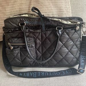 Juicy Couture baby bag with changing pad
